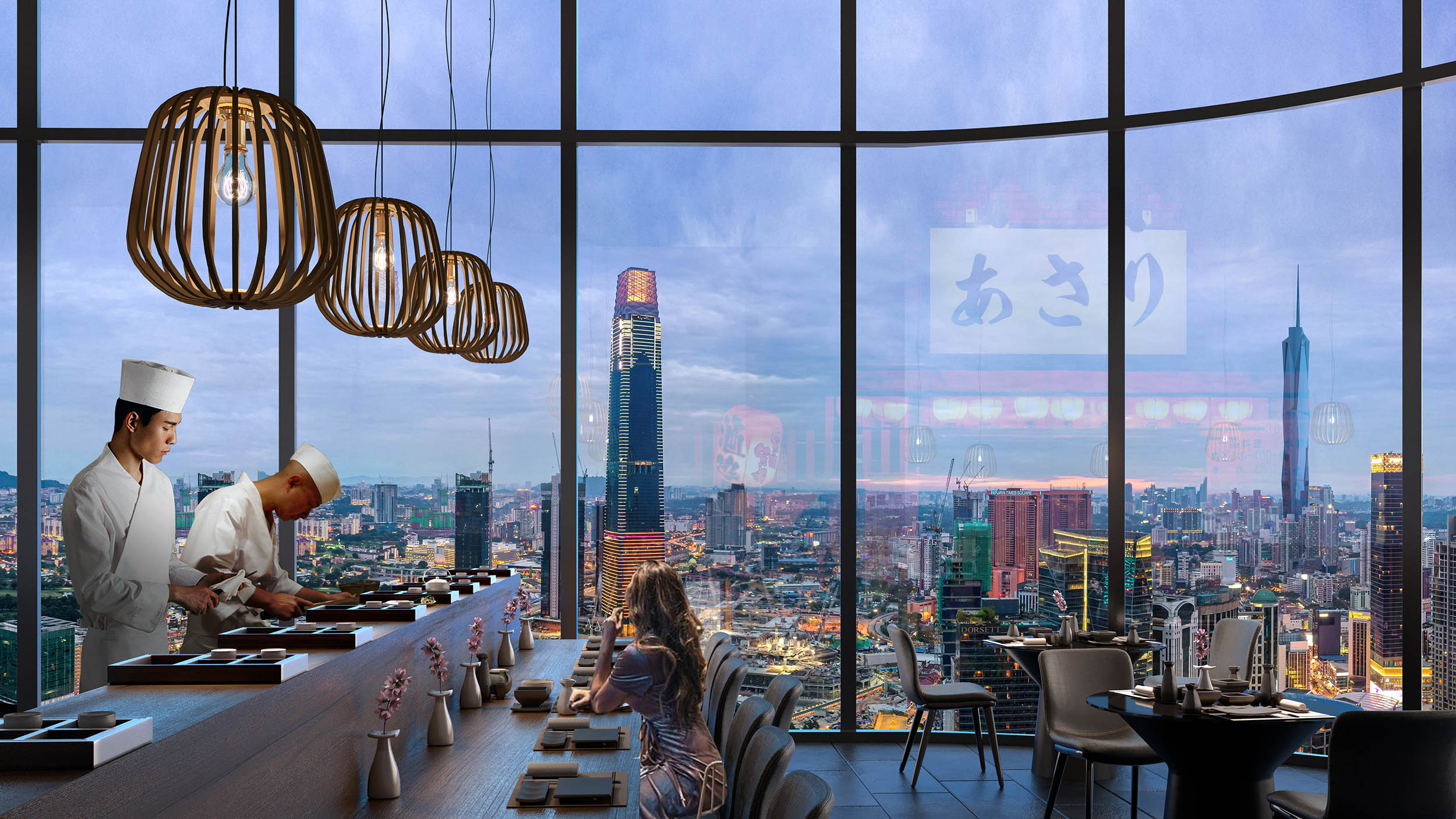 Orion Residence sky dining