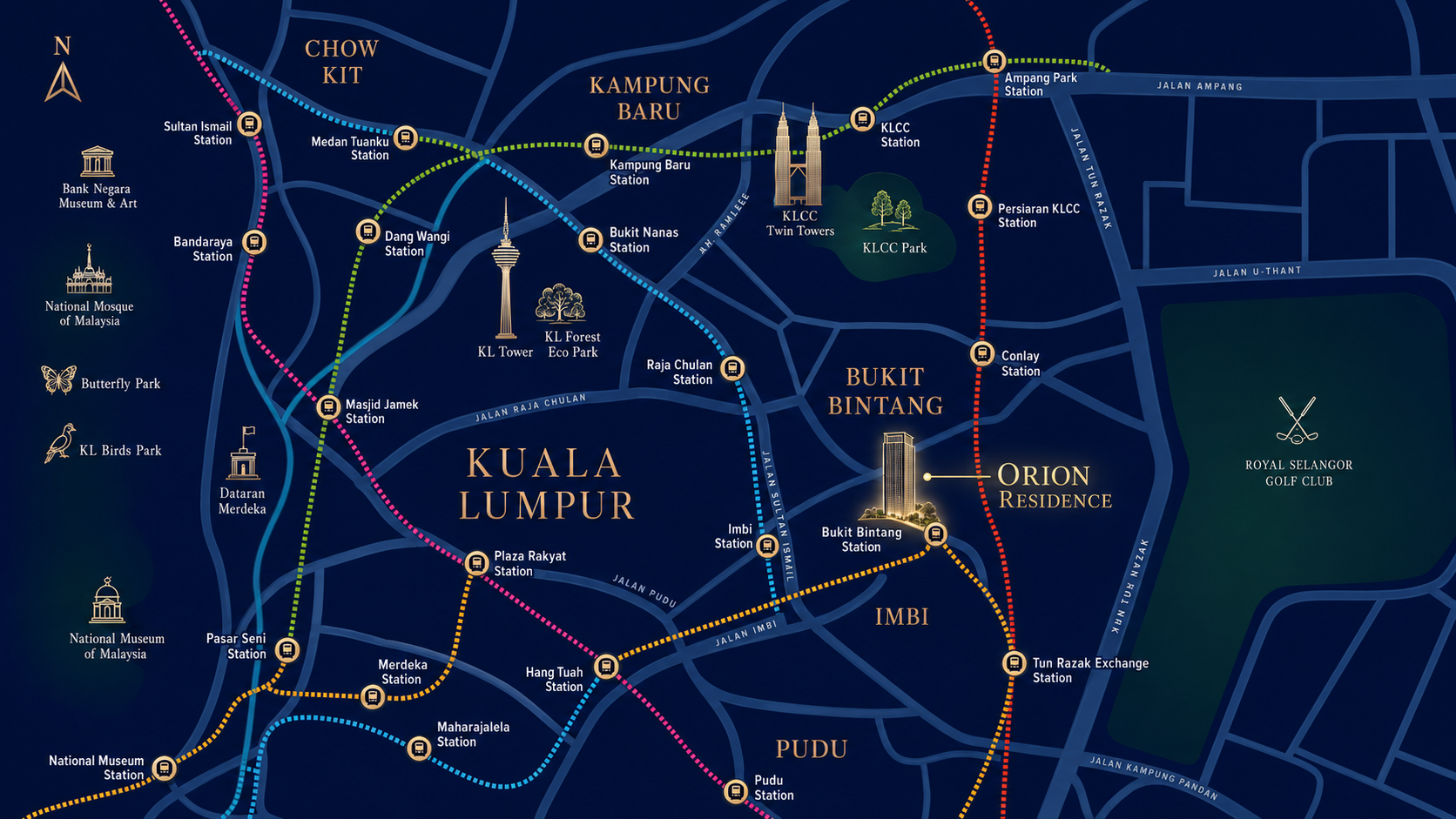 Orion Residence location map