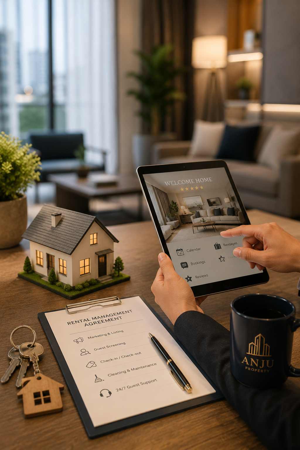 Rental management planning for a property owner